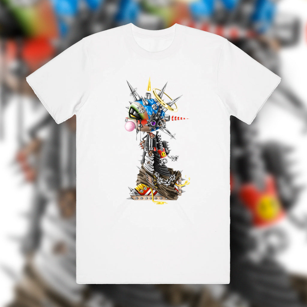 Back 2 Skewl Tee WHITE